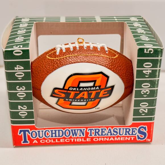 1990's Vintage OSU-Oklahoma State University Football Ornament-Licensed - Picture 1 of 6